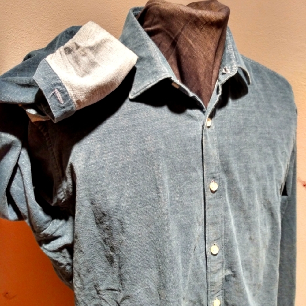 ORDEAN Button Up Thin Courderoy XL NWOT